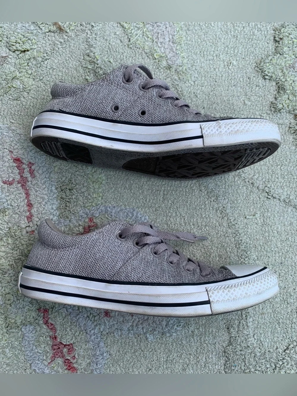 Converse Chuck Taylor All Star Madison Ox Low Top Grey Mesh Sneakers size 7